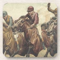 TOP Horse Racing cork coasters
