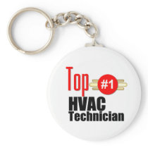 Top HVAC Technician Key Chain