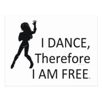 TOP I Dance Therefore I Am Post Cards