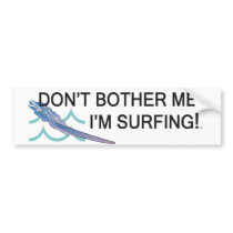 TOP I'm Surfing Bumper Sticker