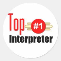 Top Interpreter Sticker