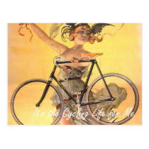 TOP It's the Cycling Life for Me Postcards