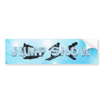 TOP Jump Snow Bumper Sticker
