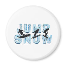 TOP Jump Snow Refrigerator Magnets