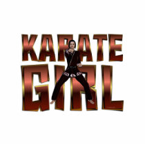 TOP Karate Girl Photo Cut Out