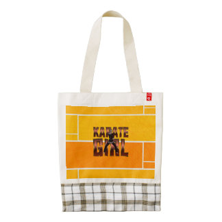 TOP Karate Girl Zazzle HEART Tote Bag