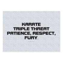 TOP Karate Slogan business cards