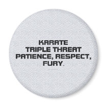 TOP Karate Slogan Fridge Magnet
