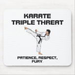 TOP Karate Slogan Mouse Pads