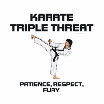 TOP Karate Slogan photo sculptures