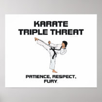 TOP Karate Slogan Poster