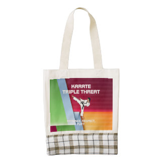 TOP Karate Slogan Zazzle HEART Tote Bag