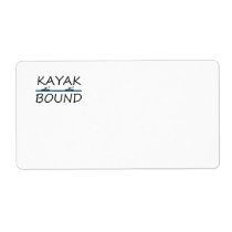 TOP Kayak Bound Custom Shipping Label