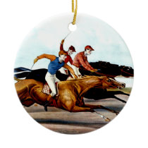 TOP Love Horse Racing Christmas Tree Ornaments