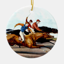TOP Love Horse Racing Christmas Tree Ornaments