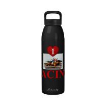 TOP Love Horse Racing Reusable Water Bottle