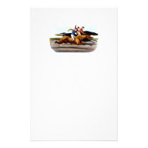 TOP Love Horse Racing Stationery Design