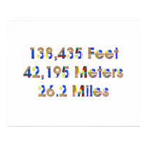 TOP Marathon Numbers Print