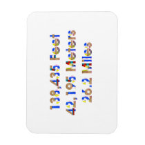 TOP Marathon Numbers Rectangle Magnet