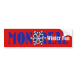 TOP Montreal Winter Fun Bumper Stickers