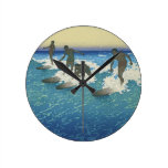 TOP Motion on the Ocean Wall Clocks