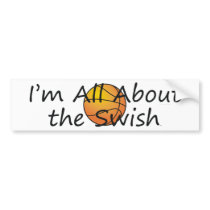TOP Nothing But Swish Bumper Sticker