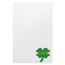 Top O The Mornin To Ya Stationery Design