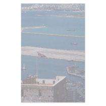 Top of Oldmoore Castle and Runway, Gibraltar Custom Stationery