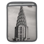 Top of the Chrysler Building NYC - B&W Sleeve For iPads