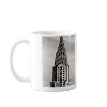 Top of the Chrysler Building NYC - B&W Mugs