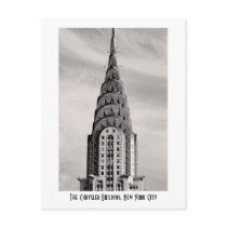Top of the Chrysler Building NYC - B&W