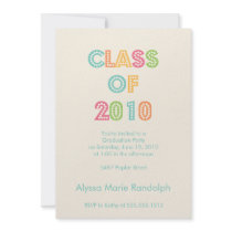 top of the class graduation invitation