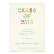 top of the class graduation invitation invitations
