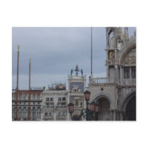 Top of the Clock Tower, St. Mark's Square, Venice postcards by Moondial Top of the Clock Tower, St. Mark's Square, Venice postcards