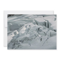 Top of the glacier custom invitations