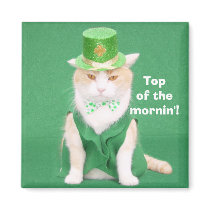 Top of the mornin'! magnets by myrtieshuman Top of the mornin'! magnets