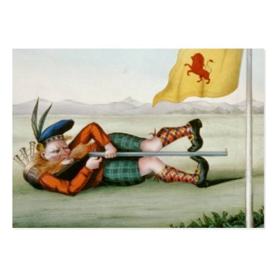 TOP Old World Golf Business Card by teepossible