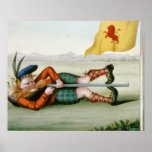 TOP Old World Golf Print