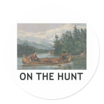 TOP On the Hunt Round Stickers