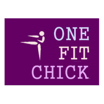 TOP One Fit Chick Business Card