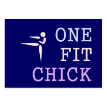 TOP One Fit Chick business cards
