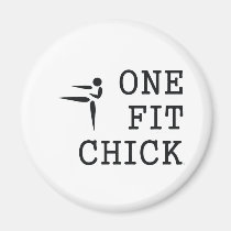 TOP One Fit Chick magnets