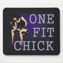 TOP One Fit Chick mousepads