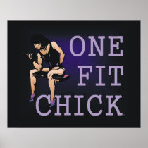 TOP One Fit Chick Posters