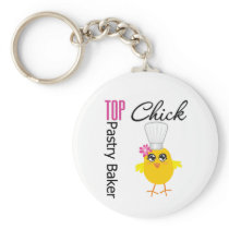 Top Pastry Chick Keychains