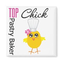 Top Pastry Chick Magnet