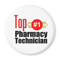 Top Pharmacy Technician Refrigerator Magnets