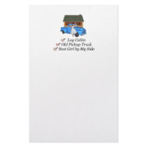 TOP Pickup Truck Personalized Stationery