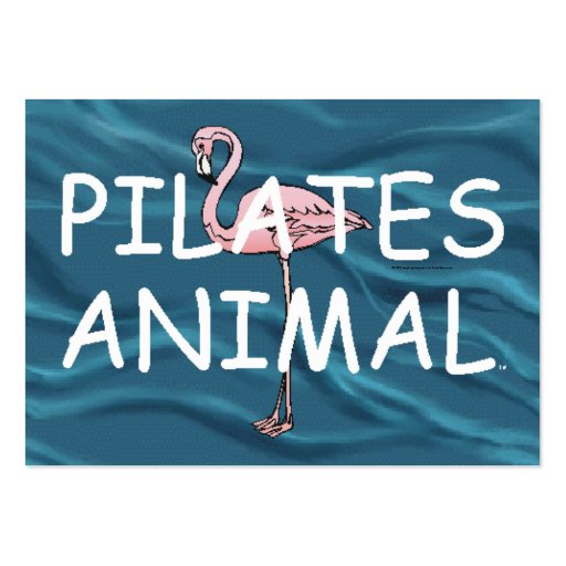 TOP Pilates Animal Business Cards (front side)