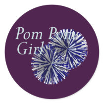 TOP Pom Pom Girl Stickers